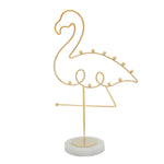 Sagebrook Home Metal 11`` Flamingo Rack, Gold