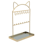 Sagebrook Home Metal 13`` Cat Ears Hanger, Gold