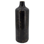 Sagebrook Home Metal 22"H Metallic Vase, Black