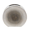 Sagebrook Home Metal 11"H Round Vase, White