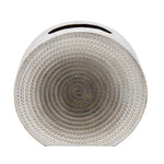 Sagebrook Home Metal 11"H Round Vase, White