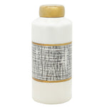 Sagebrook Home 15826-01 9.5" Jar With Lid, Gold