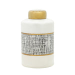 Sagebrook Home 15826-02 13" Jar With Lid, Gold