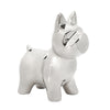 Sagebrook Home 8" Dog Table Deco, Silver