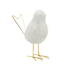 Sagebrook Home 8"H Bird Statuette, White