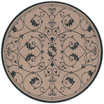 Couristan Recife Veranda 7'6" X 7'6" Round Indoor/Outdoor  Transitional Rug