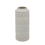 Sagebrook Home 16"H Teardrop Vase, White