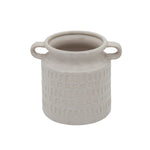 Sagebrook Home 15850-01 7" H Jar with Handles, White