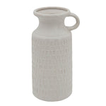 Sagebrook Home 15850-03 13" H Pitcher, White