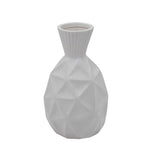 Sagebrook Home 11"H Textured Olpe Vase, White