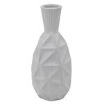 Sagebrook Home 16"H Textured Olpe Vase, White