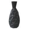 Sagebrook Home 16"H Textured Olpe Vase, Black