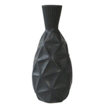 Sagebrook Home 16"H Textured Olpe Vase, Black