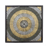 Sagebrook Home 15853 35" X 35" Paper Wall Art, Black/Gold