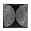 Sagebrook Home 15857 32" X 32" Paper Wall Art, Black/Silver