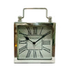 Sagebrook Home 6X8 Metal Table Clock, Silver