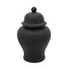 Sagebrook Home 18``H Temple Jar, Matte Black