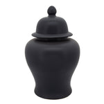 Sagebrook Home 28``H Temple Jar, Matte Black