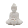 Sagebrook Home 6" Mini Buddha, White