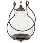 Sagebrook Home Metal 13`` Vintage Style Lantern, Bronze