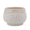Sagebrook Home 7" Grandma Planter, White