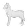 Sagebrook Home Resin 11"H Zebra, White