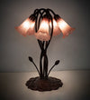 Meyda Lighting 15925 16.5"H Pink Pond Lily 5 LT Accent Lamp