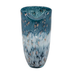 Sagebrook Home Glass, 12" Ocean Art Vase, Blue