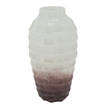 Sagebrook Home 15938-01 16" H Glass, 2-Tone Vase, Blush