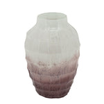 Sagebrook Home Glass, 12"H 2-Tone Vase, Blush