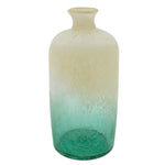 Sagebrook Home Glass, 16"H Frosted Vase, Green
