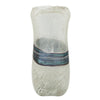 Sagebrook Home Glass, 14" Azurite Vase, Blue/Gray