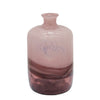 Sagebrook Home 15943-02 12" H Glass, Hand Blown Vase, Pink