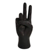 Sagebrook Home 6``H Peace Sign Table Deco, Black