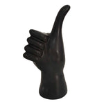 Sagebrook Home 6``H Thumbs Up Table Deco, Black