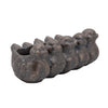 Sagebrook Home 15970-02 17" Resin, Five Birds Planter, Bronze