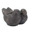 Sagebrook Home 15971 11" Resin, Lovebirds Planter, Bronze