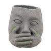 Sagebrook Home Resin, 9"H No Speak Planter