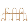 Sagebrook Home 15993 24" Rattan, 4-Hooks Wall Item, Natural