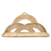 Sagebrook Home Rattan, 27`` Wall Deco Tray, Natural