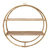 Sagebrook Home Rattan, 29`` Round Shelf, Natural