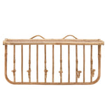 Sagebrook Home Rattan, 25`` Wall Shelf W/ Hangers, Natural