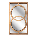 IMAX Worldwide Home Spheres Carved Wood Mirror