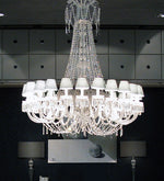 Meyda Lighting 175240 54"W Byblos 24 LT Chandelier