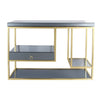 Sagebrook Home Metal, 47`` Console Table With Drawer, Gold