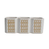 Sagebrook Home 3-Cup X-Pen Holder, Beige
