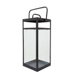 Sagebrook Home 16024-01 21" H Metal Rectangular Lantern, Black