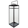 Sagebrook Home Metal 29``H Rectangular Lantern, Black