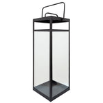 Sagebrook Home Metal 29``H Rectangular Lantern, Black