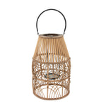 Sagebrook Home Wicker 17``H Lantern Natural
